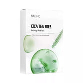 NACIFIC Cica Teatree Relaxing Mask Pack - 1pack (10pcs)